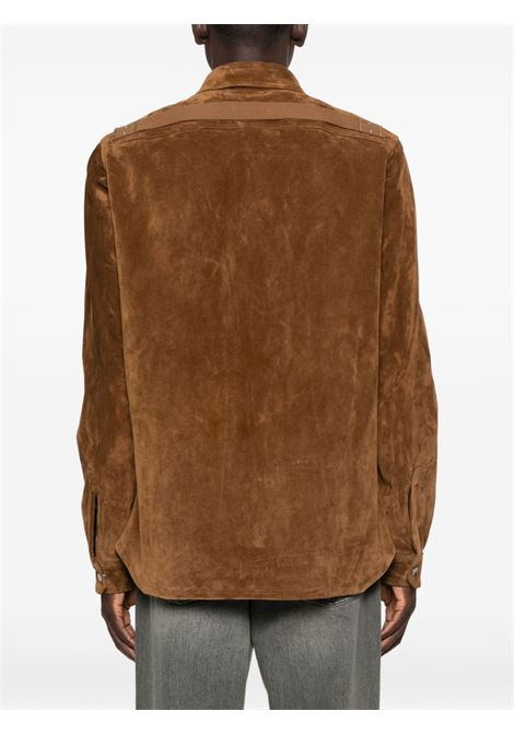 giacca consordians outershirt uomo castagna RICK OWENS | RU02E1744 LCS134